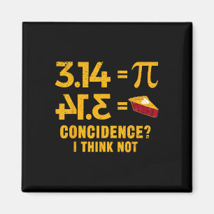 Pi 3 14 = Paj, sammanträffande I Tänka, ej Math Pu Magnet