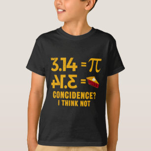 Pi 3 14 = Paj, sammanträffande I Tänka, ej Math Pu T Shirt