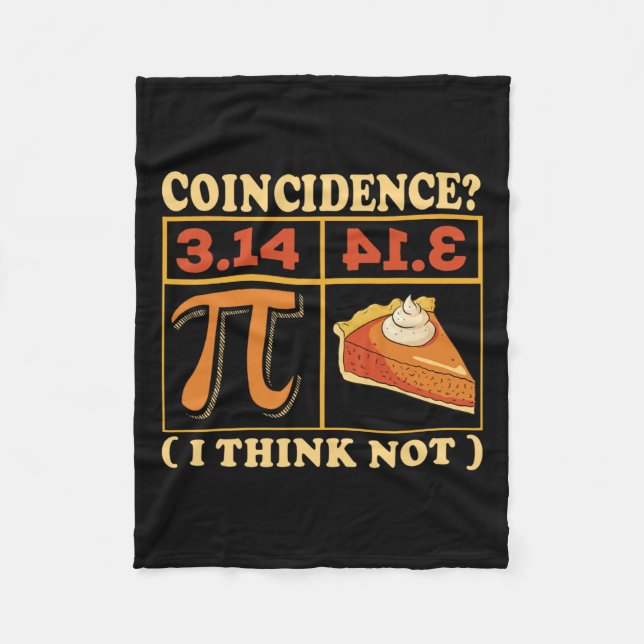 Pi 3.14 Pi Lycklig Pi Day Math Teacher Student Fleecefilt (Framsidan)