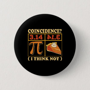 Pi 3.14 Pi Lycklig Pi Day Math Teacher Student Knapp