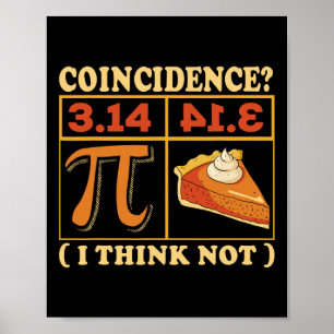 Pi 3.14 Pi Lycklig Pi Day Math Teacher Student Poster