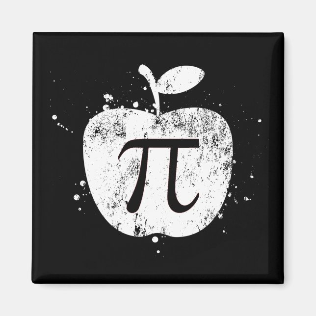 Pi Apple Paj Funny Magnet (Framsidan)