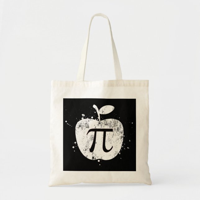 Pi Apple Paj Funny Tygkasse (Framsidan)