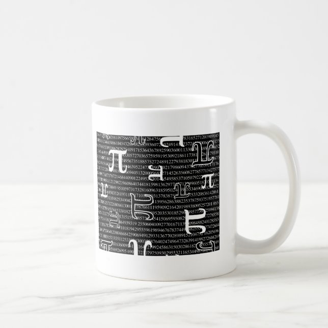 Pi är kvadrat kaffemugg (Höger)