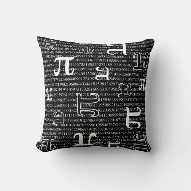 Pi är kvadrat kudde (Framsida)
