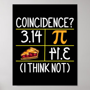 Pi är lika med Paj sammanträffande I Tänka ej Pi D Poster