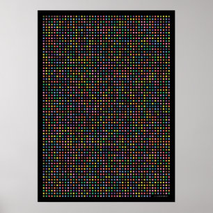 Pi art - Pi till 3 141:e decimalen ställe Poster