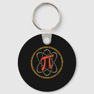 Pi Atom - Pi Day and Math Älskare Gift Nyckelring