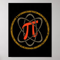 Pi Atom - Pi Day and Math Älskare Gift