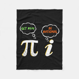 Pi Be Rational - Math Teacher - Math Humo Fleecefilt