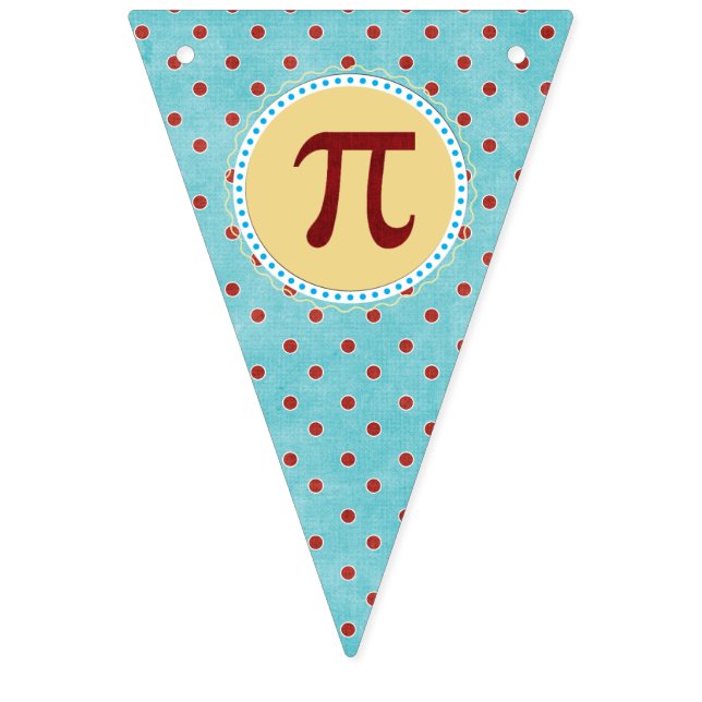 Pi Bunting Banner Vimplar (Första flaggan)