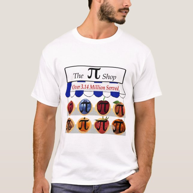 Pi-butik T Shirt (Framsida)