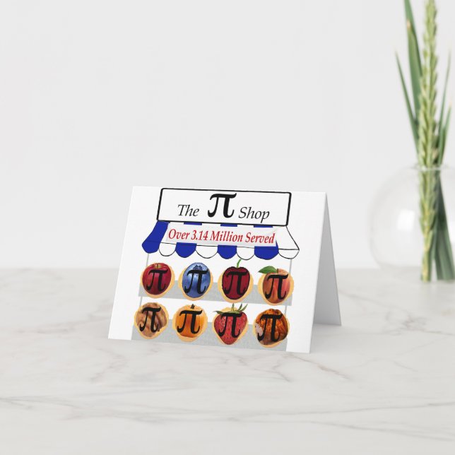 Pi-butik Tack Kort (Framsida)