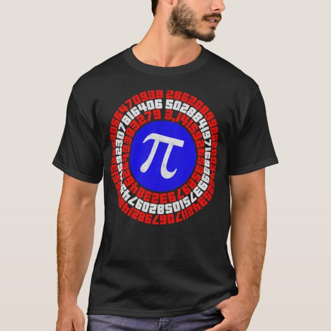Pi Captain Superhero Pi Day th Meme th Joke gallop T Shirt (Framsida)