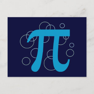Pi Circles Vykort