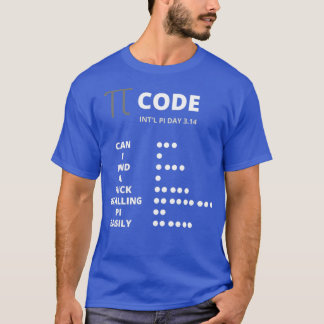 Pi Code Gift for Math Geeks T Shirt