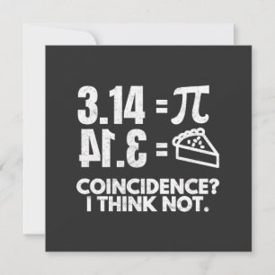 Pi Coincidens Pi Day Kort