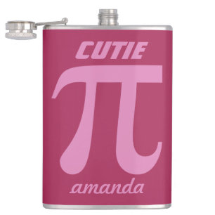 Pi/Cutie Paj-anpassningsbar-monogramkolv Fickplunta
