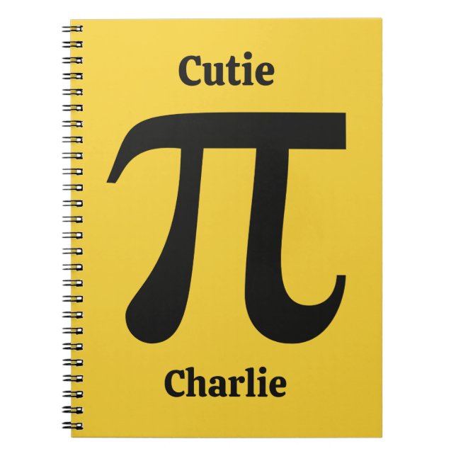 Pi/Cutie Paj, eget namn Anteckningsbok (Framsidan)