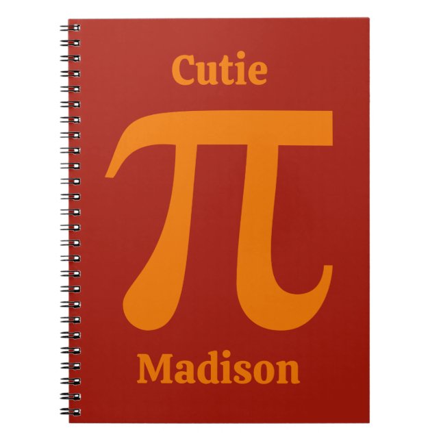 Pi/Cutie Paj, eget namn Anteckningsbok (Framsidan)
