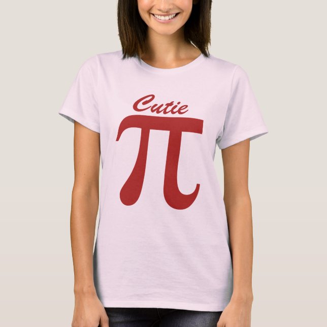 Pi / Cutie Pie anpassade skjortor & jackor T Shirt (Framsida)