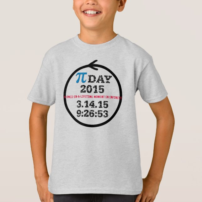 Pi-dag 2015 (ungetshirt M) Tee Shirt (Framsida)