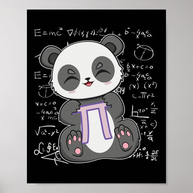 Pi-dag 3.14159 Algebra Mathemthemthemeta Anime Pan Poster (Framsidan)