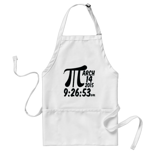 Pi-dag 3/14/15 förkläde (Framsidan)