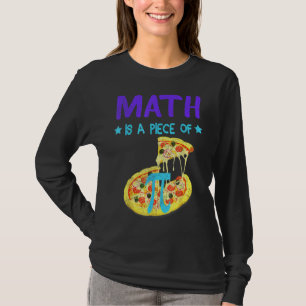 Pi Dag 3.14 Math är en Biet av Pizza-funny Roligt  T Shirt