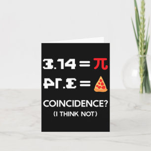 Pi Dag 3.14 Paj Symbol Samtidig Tänka, ej bröstkor Kort