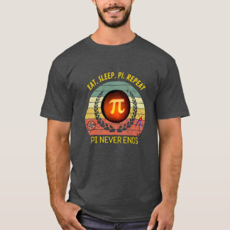 Pi-dag T-shirt 2026 – ÄT. SOV. π. UPPREPA. | PI Ne