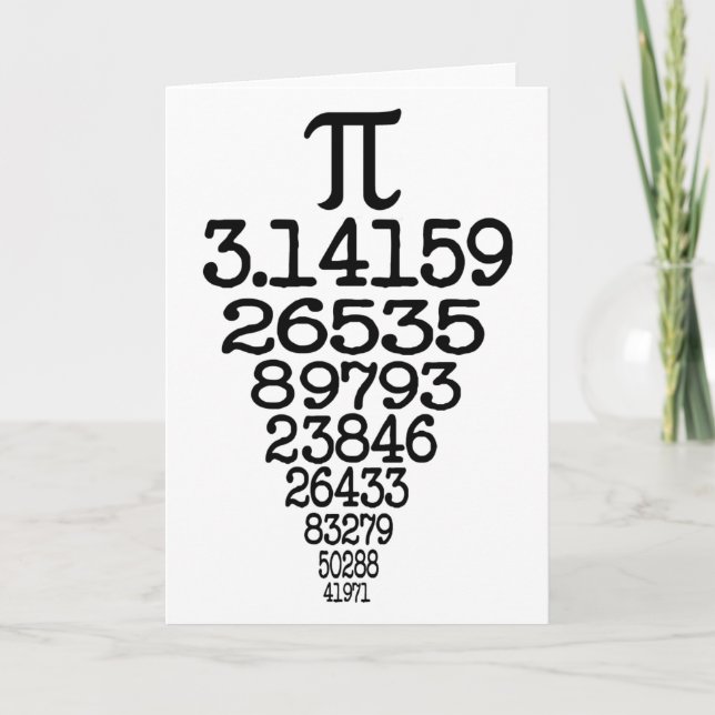 Pi-dagars komplettering 3.14 kort (Framsida)