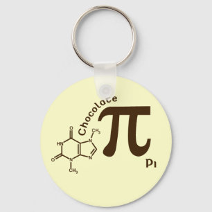 Pi-dagchoklad Pi Keychain Nyckelring