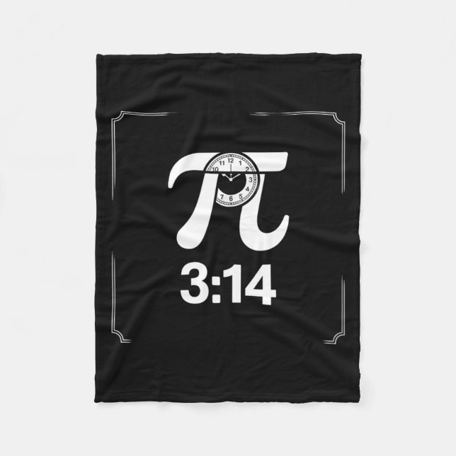 Pi-dagen 14 mars Mat Nörd Paj Mat Rolig Present Ou Fleecefilt (Framsidan)