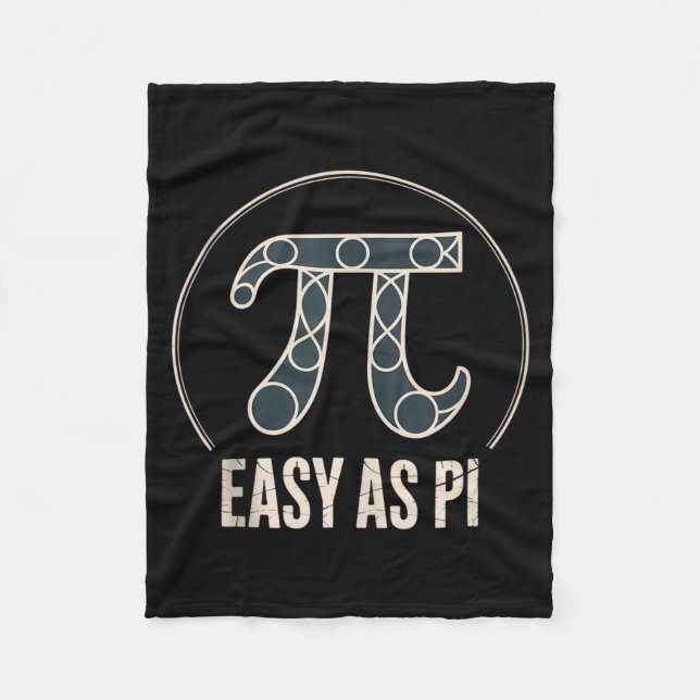 Pi-dagen 14 mars Mat Nörd Paj Mat Rolig Present Ou Fleecefilt (Framsidan)