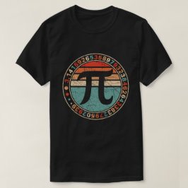 Pi-dagen 2024 firande Vintage Pi-symbol 3.14 T Shirt