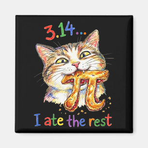 Pi-dagen 3.14 Rolig Paj Meny Poster _ Math Älskare Magnet