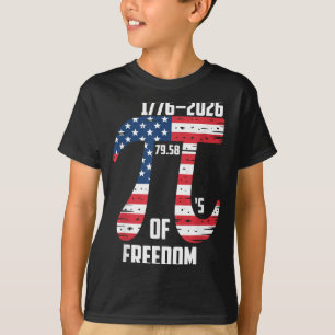 Pi-dagen Amerikansk flagga Patriotisk matematiknör T Shirt