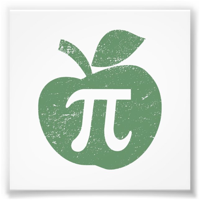 Pi-dagen för Apple Paj Fototryck (Framsidan)