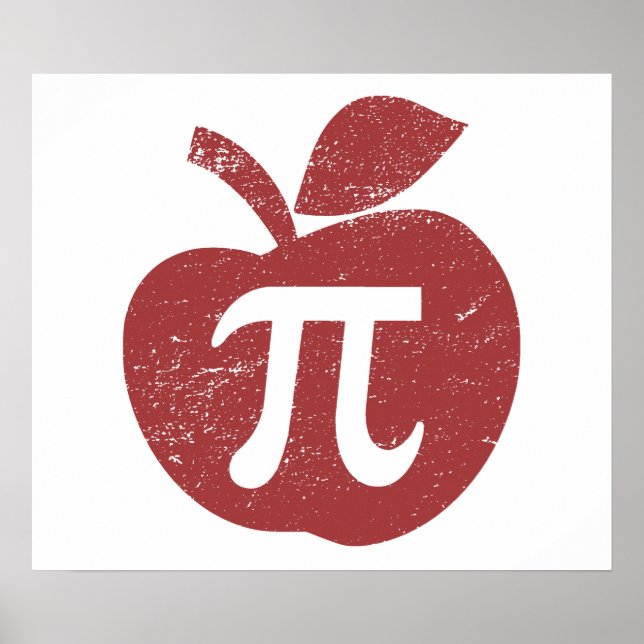 Pi-dagen för Apple Paj Poster (Framsidan)