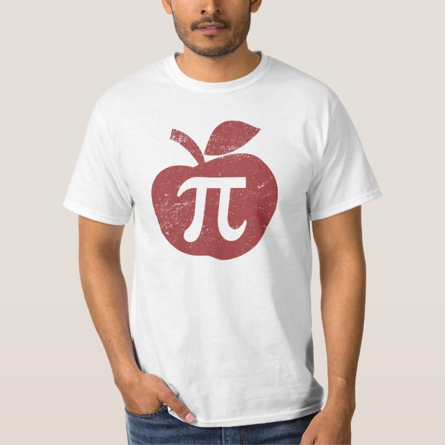 Pi-dagen för Apple Paj Tee Shirt (Framsida)