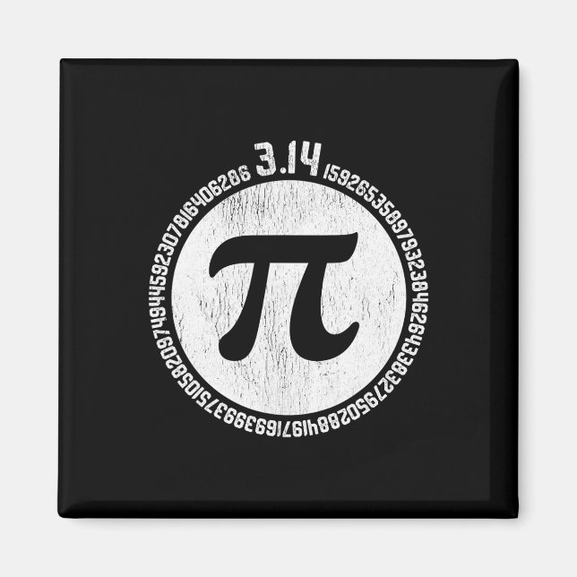 Pi-dagen för matematiklärare magnet (Framsidan)