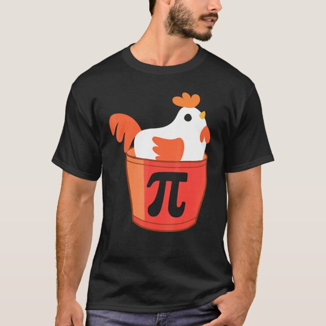 Pi-dagen  Kyckling Pot Pie T Shirt (Framsida)