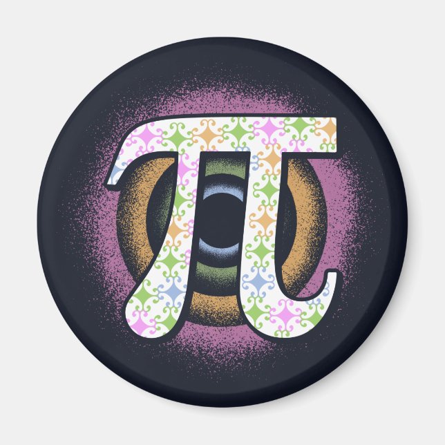 Pi-dagen Math Nerd  Magnet (Framsidan)