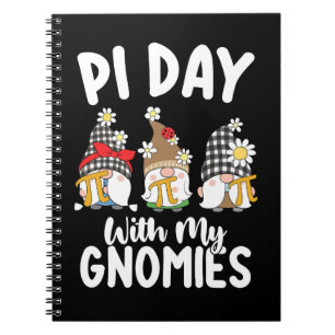 Pi-dagen med mina Gnomies Rolig Matte Matematik Anteckningsbok