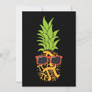 Pi-dagen Pi Näpple Pineapple Rolig Matematik Barn Inbjudningar