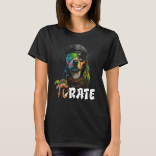 Pi-dagen Pirat Hund 3 14 Matematik Vetenskap Lärar T Shirt