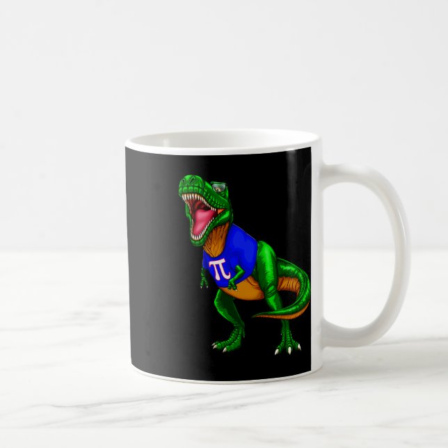 Pi-dagen Rex Dinosaur T-Shirt Math Present Män Kvi Kaffemugg (Höger)