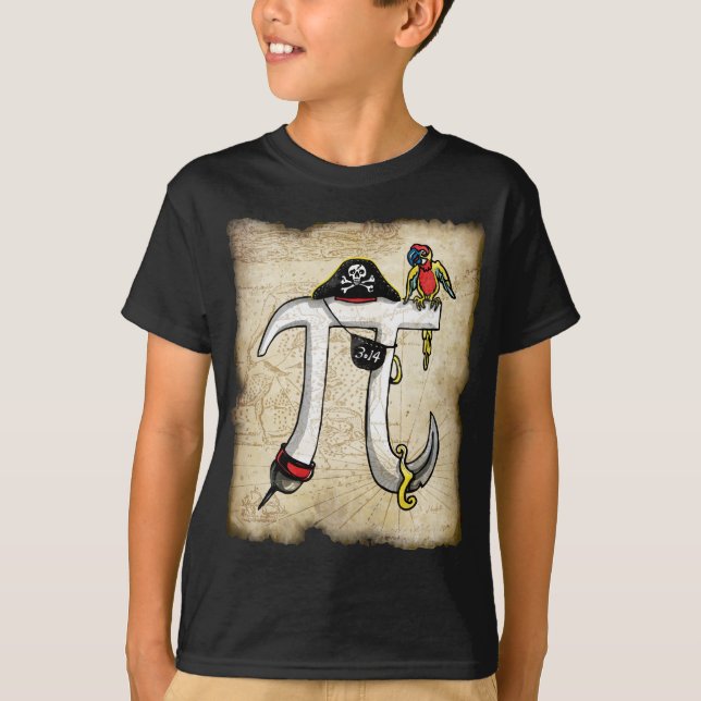 Pi-dagpirat T Shirt (Framsida)