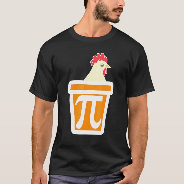 Pi-dags kyckling t shirt (Framsida)